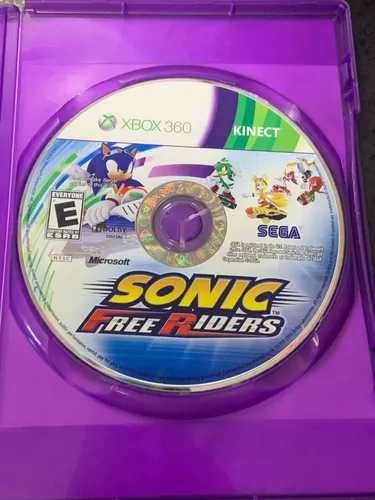 sonic free riders - jogo xbox 360 requer uso kinect - Retro Games