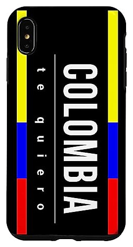 Funda Para iPhone XS Max Colombia Te Quiero Flag Love Fam-02