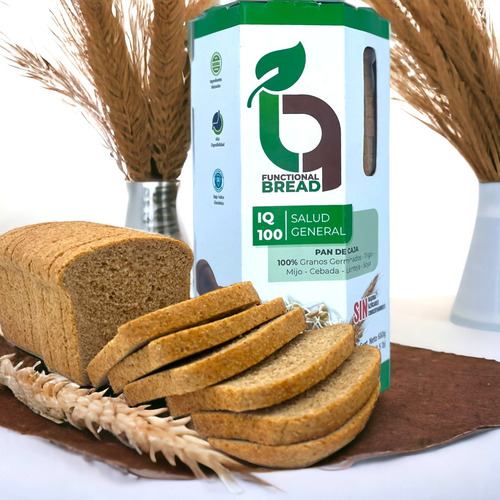 Pan Iq100 Salud General: Germinados Trigo Cebada Mijo Lentej