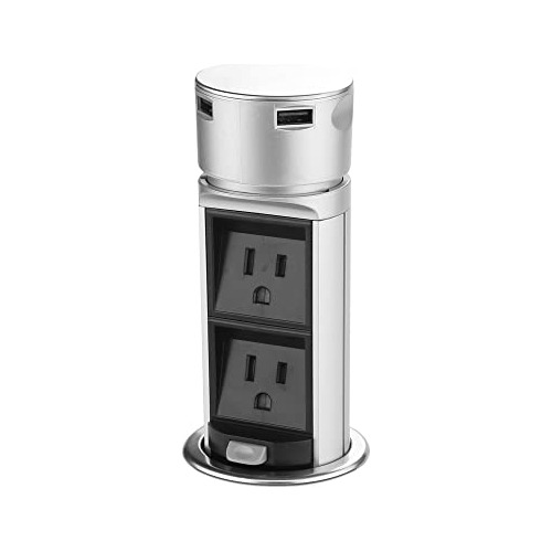 Link 2 Home Space Saver Pop Up Outlet Station With Usb,...