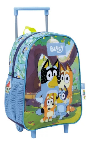 Mochila Carro Bluey Family 12 Pulgadas Playking