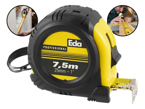 Trena Emborrachada Profissional C/ Trava 7,5m X 25mm Eda