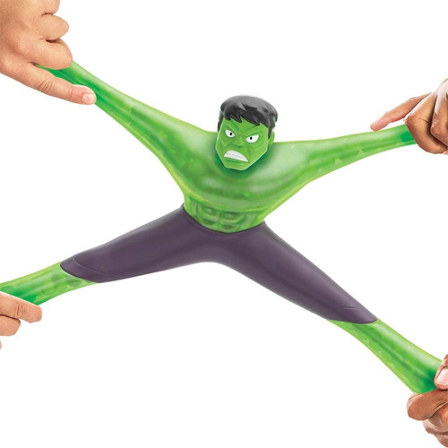 Muñeco Stretch Figura Estirable  Goo Jit Zu Héroes Marvel 