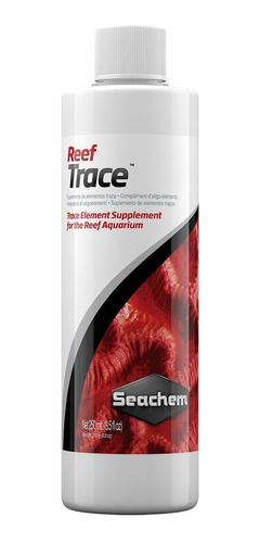 Seachem Reef Trace 250ml  - Reposição De Oligoelementos