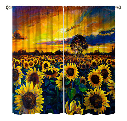 Panel Decorativo Girasol 107 X 137 Cm