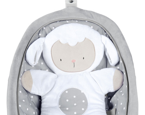Ingenuity Asiento Mecedor 2 En 1 De Oveja Para Bebé Gris Lisa
