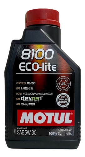 Aceite Motul 8100 5w30 Full Sintético Original