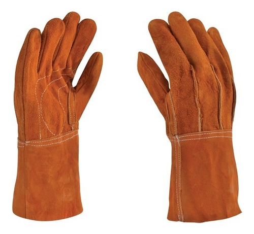Paquete De 50 Guantes De Carnaza Largos