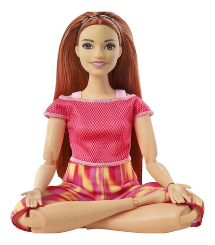 Barbie Made To Move Yoga Pelirroja 435a