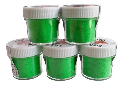 Colorante Polvo Liposoluble Comestible Verde Neón Repostería