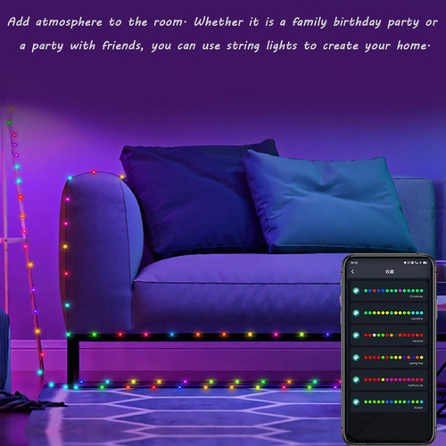 Complemento De Luces De Hadas Led Luces Led Inteligentes Par