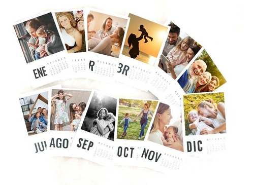 Calendario 2023 Polaroid Personalizado Con Fotos