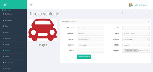 Sistema Taller Mecanico Repuestos Facturas Autos Vehiculos