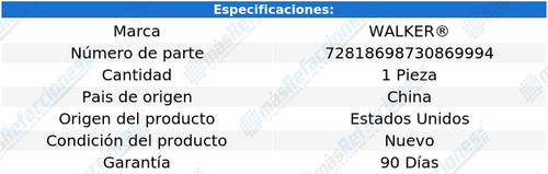 Sensor Temp Aire Admisión A3 L4 2.0l De 2006 A 2013 Walker