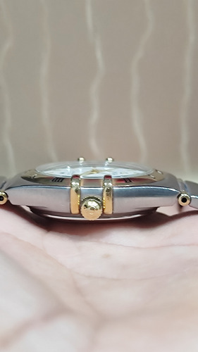 Reloj Omega Constellation Automático Acero Oro 18k Dama Plateado/dorado Dorado Blanco (Usado)