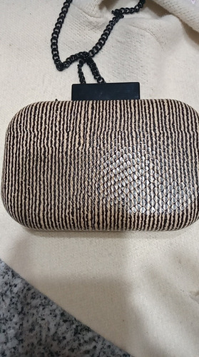  Cartera Bandolera Mango Nueva Imperdible Negrabeige Hermo 