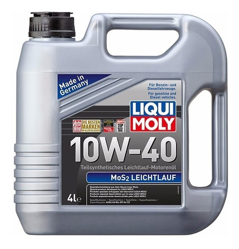 10w40 Aceite Semisintetico Liqui Moly Mos2 X 4 Litros