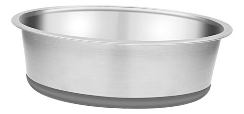 2 Cuenco De Acero Inoxidable Para Perros Con Base De 14cm
