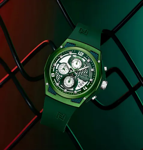 Reloj Naviforce Deportivo Nf8051t Goma Hombre + Estuche