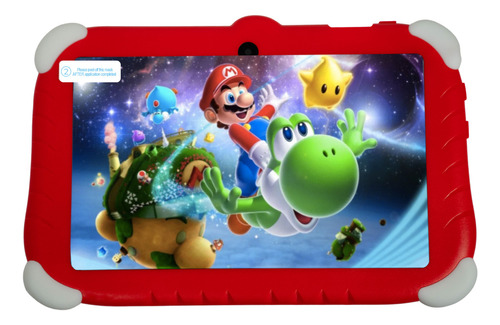 Mario Bros Tablet 7¨ Hd Android 13 32gb Y 2gb Ram Rojo