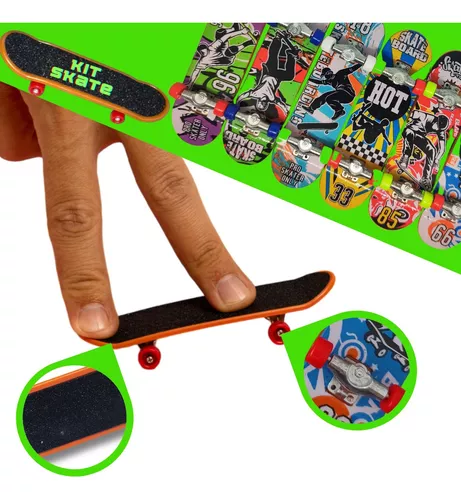 Skate Dedo Hotwheels Pack 4 Fingerboards & Shoes - Hgt84