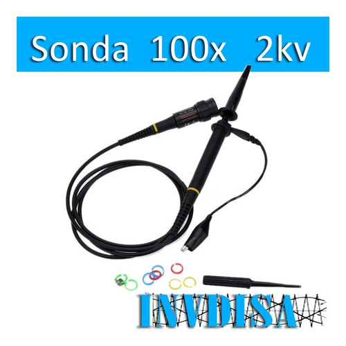 Sonda Probe X100 Para Osciloscopio 100mhz 2kv 100x - Factura