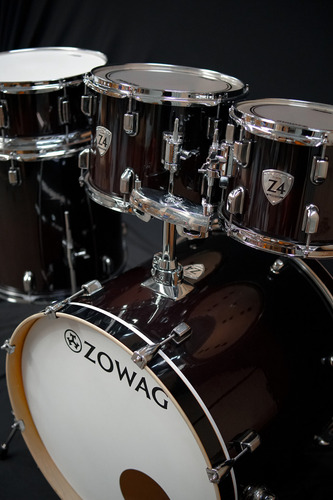 Bateria Acústica Zowag Z4 Shell Pack 5 Birch Wood Cor Brown Black Fade