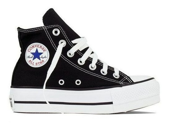 all star preto cano alto mercado livre