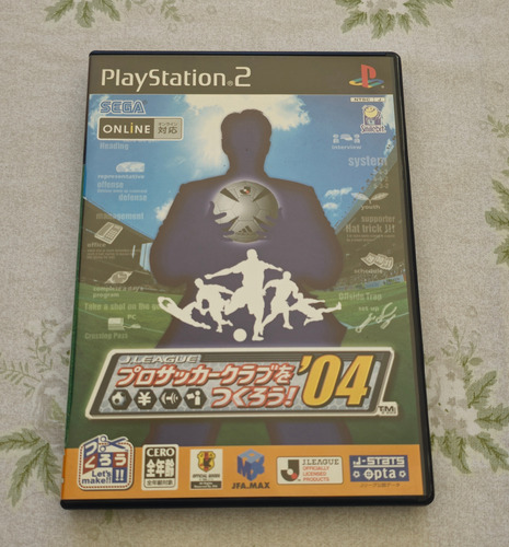 Ps2 J.league Pro Soccer Club O Tsukurou! 04 Original Japônes (Usado)