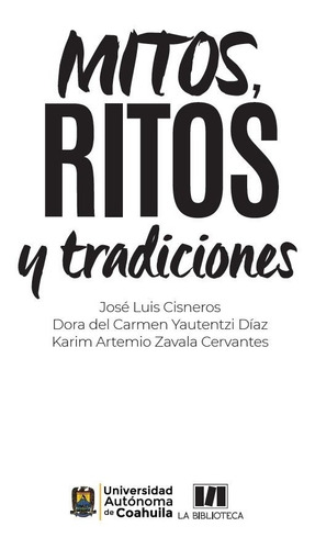 Imagen 1 de 4 de Mitos, Ritos Y Tradiciones