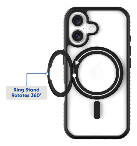 Onn. Magsafe Compatible Phone Negro