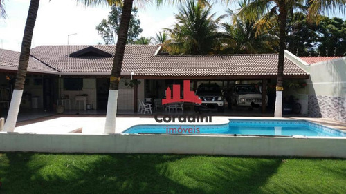 Chácara Com Piscina , 1000 M² Por R$ 1.800.000 - Chácara Letônia - Americana/sp - Ch0109