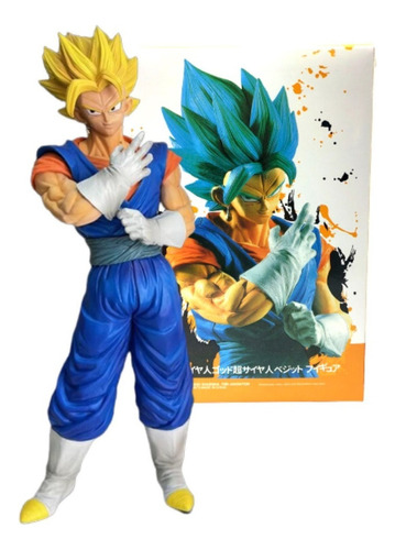 Figura Dragon Ball Vegito Sayayin Pelo Amarillo Potara 32cm