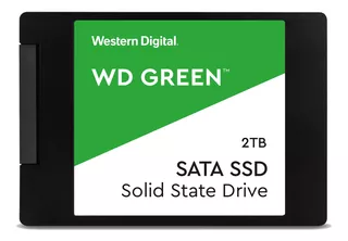 Disco sólido interno Western Digital WD Green WDS200T2G0A 2TB verde