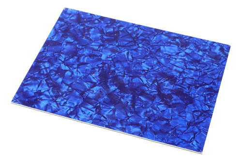 Guitarra Azul Scratch Plate Pickguard Pvc Celulóide Portátil