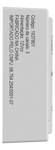 Receptor 12v 3 Saídas A Relé