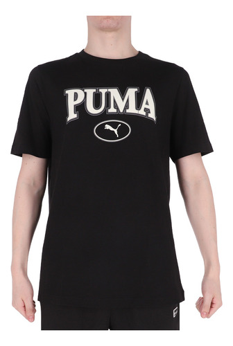 Polera Puma Squad Hombre Negro