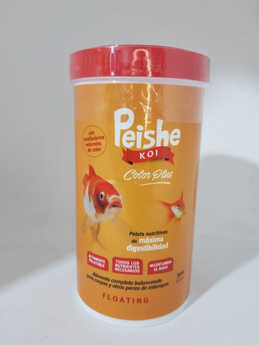 Shulet Peishe Koi Color Plus 320gr Alimento Peces Estanque