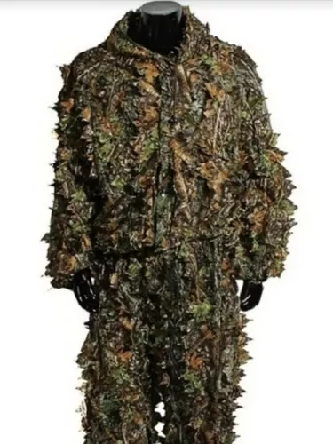 Roupa Camuflada Sniper, Airsoft, Caça Até 1.67 A 1.80 Metros