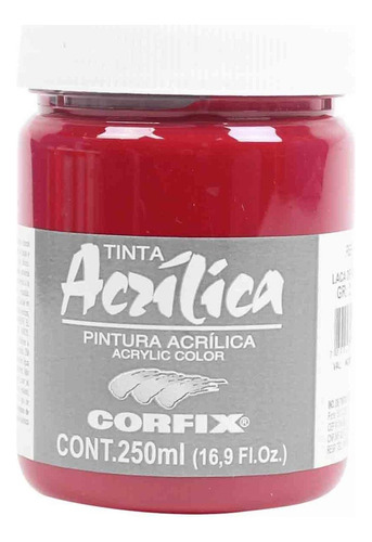 Tinta Acrílica Corfix Laca De Garança 91 G2 250ml