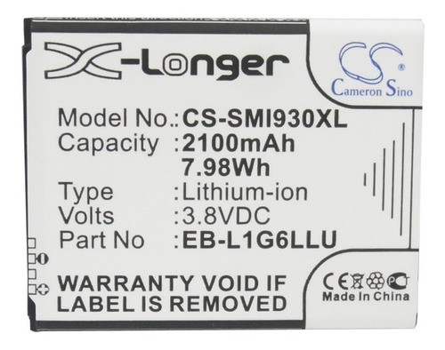 Bateria Para Samsung S3 Eb-l1g6lva Gh43-03699a