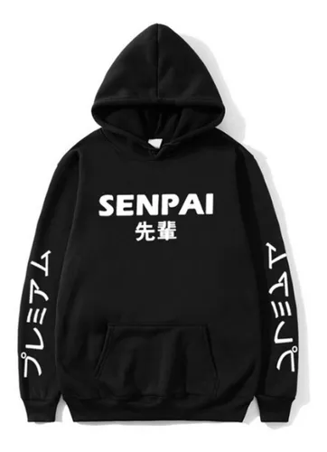 Senpai hoodie black hotsell