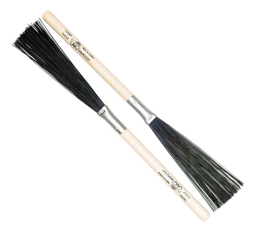 Cepillo para nogal americano Los Cabos, cerdas de nailon, color natural, mango de madera, 36,5 cm