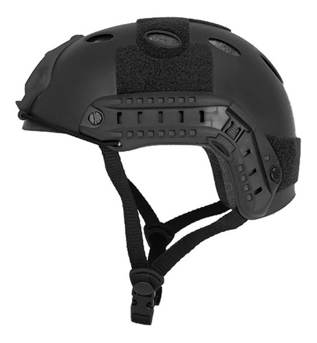 Casco Rieles Negro Montura Airsoft Gotcha Paintball Xtremec