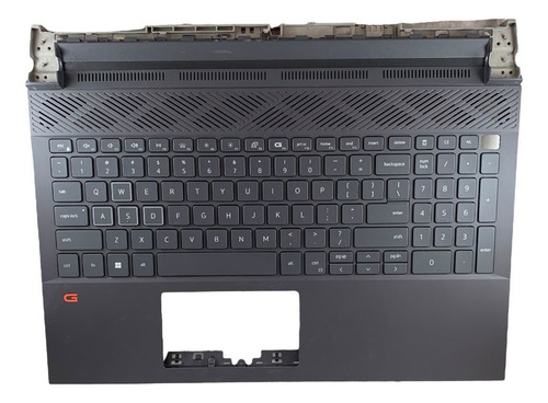 Reposamanos con teclado para portátil Dell Inspiron 15 G15 5510, color gris oscuro