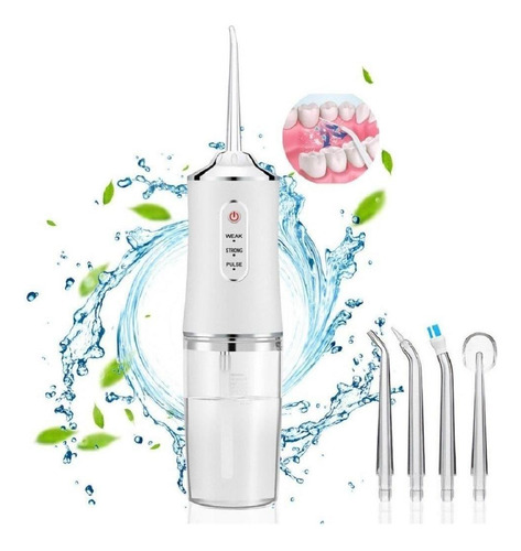 Irrigador Oral Portátil Power Floss Jato Dágua Limpeza Bocal