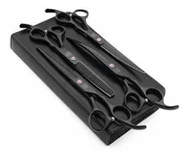 Comprar Set De Tijeras Para Peluqueria Canina 7 Pulgadas Negro
