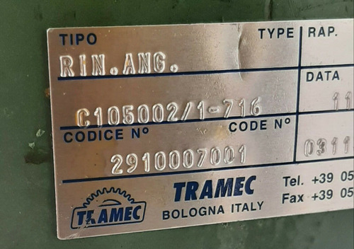 Tramec Rin.ang C105002/1-716 Item 012887 D3-4 Ccg