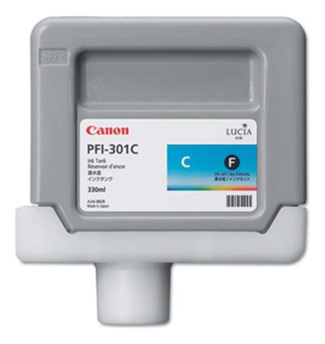 Tanque De Tinta Canon Pfi-301c Cian Para Ipf8000 Ipf 9000