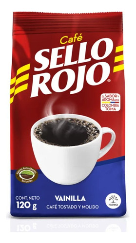 Cafe Sello Rojo De Vainilla X 120 G